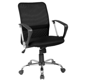 S-078 čierna, kancelárske kreslo