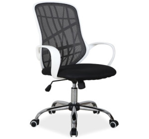 DEXTER čierno-biela, kancelárske kreslo