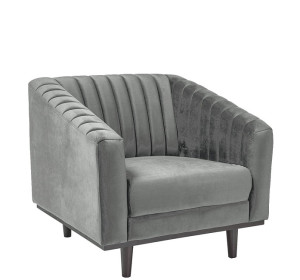 ASPREY 1 sivé, relaxačné kreslo