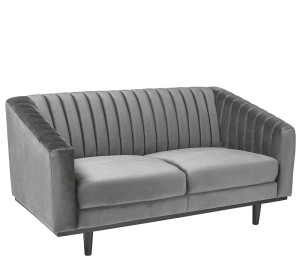 ASPREY 2 sivé, relaxačné dvojkreslo