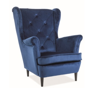 LADY zamatové granátové, relaxačné kreslo