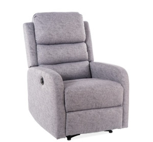 PEGAZ rozkladacie sivé, polohovacie kreslo