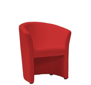 TM-1E červená ekokoža, relaxačné kreslo