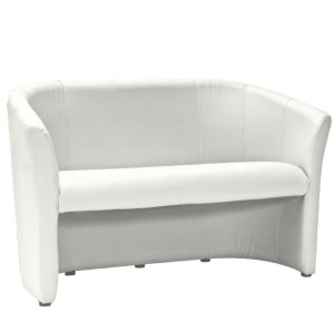 TM-2E biela ekokoža, relaxačné kreslo