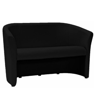 TM-2E čierna ekokoža, relaxačné kreslo