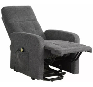 OTUS II BREGO tmavosivé rozkladacie a polohovacie kreslo