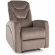 KRONOS VELVET cappuccino relaxačné polohovacie kreslo KRONOS VELVET cappuccino relaxačné polohovacie kreslo