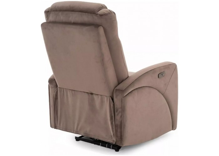 KRONOS VELVET cappuccino relaxačné polohovacie kreslo KRONOS VELVET cappuccino relaxačné polohovacie kreslo