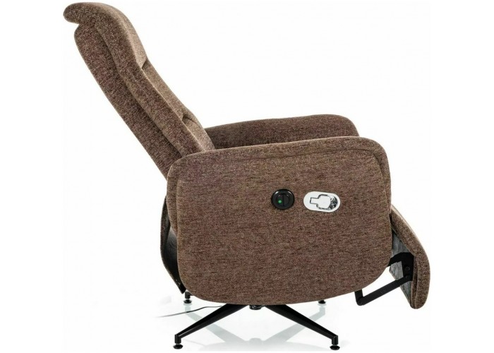 NESTOR RAVEN cappuccino relaxačné polohovacie kreslo