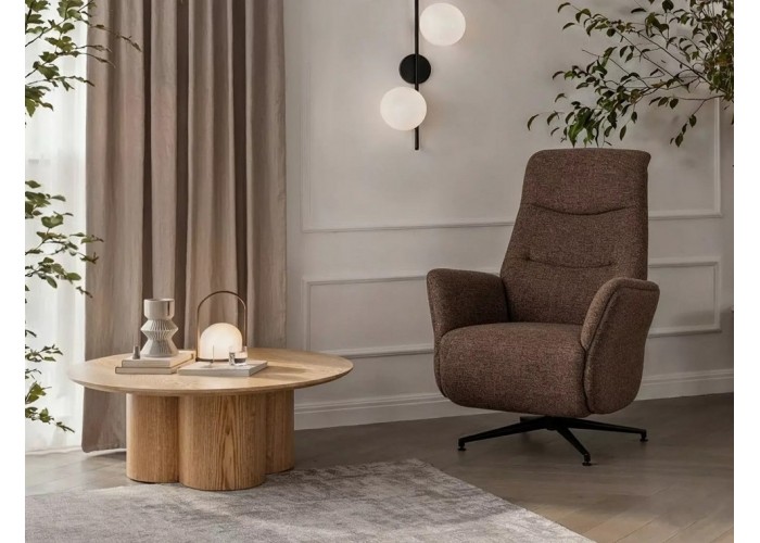 NESTOR RAVEN cappuccino relaxačné polohovacie kreslo