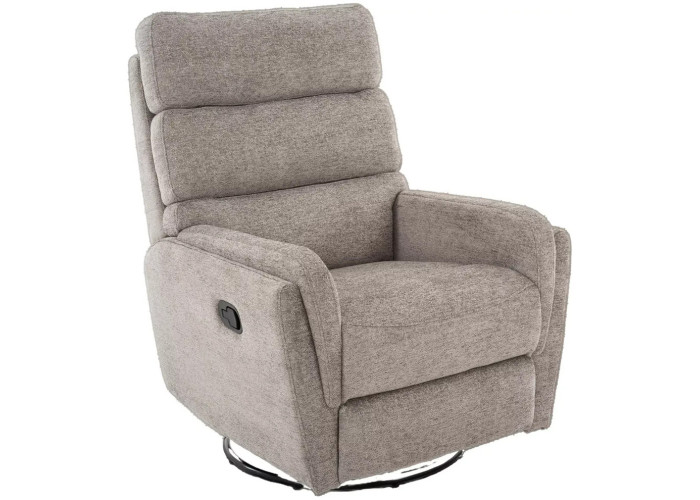 ARGOS RAVEN sivé relaxačné polohovacie kreslo