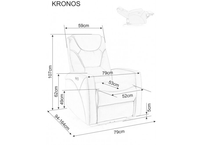 KRONOS VELVET tmavobéžové relaxačné polohovacie kreslo KRONOS VELVET tmavobéžové relaxačné polohovacie kreslo