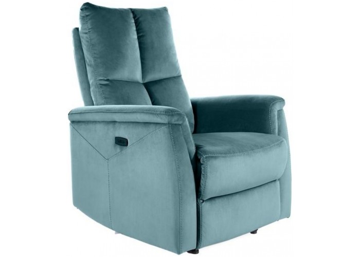 NEPTUN VELVET zelené relaxačné polohovacie kreslo NEPTUN VELVET zelené relaxačné polohovacie kreslo