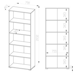 OPTIMAL 05, kancelársky regál