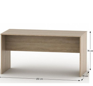 ASISTENT NEW dub sonoma AS 020-ZA, kancelársky zasadací stôl