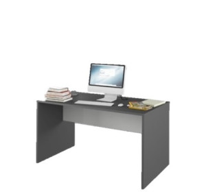 RIOMA NEW grafit/biela 11, kancelársky písací stôl