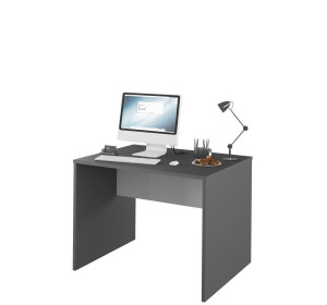 RIOMA NEW grafit/biela 12, kancelársky písací stôl