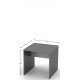 RIOMA NEW grafit/biela 17,  kancelársky písací stôl