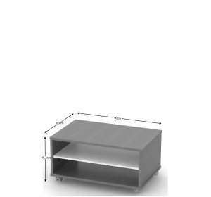 RIOMA NEW grafit/biela 32, konferenčný stolík