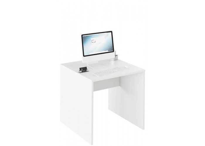 RIOMA biela matná 17,  kancelársky písací stôl