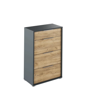 RIOMA NEW grafit/dub artisan 22, komoda