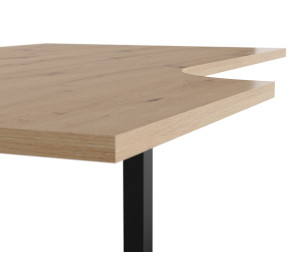 SPACE OFFICE BIU/140/90/A/L, kancelársky stôl, ľavý