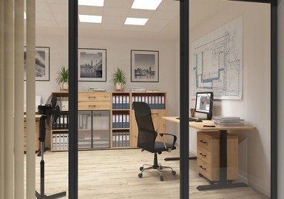 SPACE OFFICE dub artisan, kancelársky nábytok