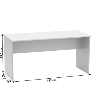 JOHAN 2 NEW biela matná 08, kancelársky zasadací stôl JOHAN 2 NEW biela matná 08, kancelársky zasadací stôl