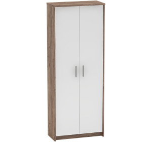 JOHAN 2 NEW kraft dunkel/biela 05, kancelárska policová skriňa