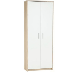 JOHAN 2 NEW dub sonoma/biela 05, kancelárska policová skriňa