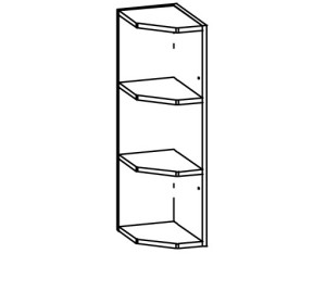 MODENA rijeka MD01/G20NZ, horné rohové ukončenie v šírke 20 cm