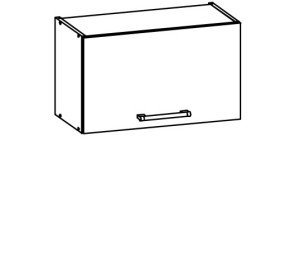 MODENA biely lesk/grafit matný MD07/G60o, horná výklopná skrinka v šírke 60 cm