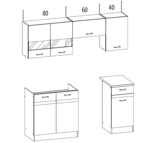 ELIZA 120/180, kuchynská linka