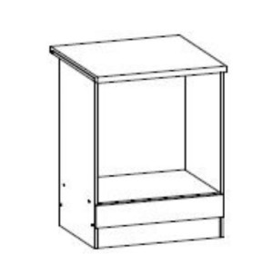 ELIZA EZ15/D60P, dolná skrinka na vstavaný sporák v šírke 60 cm