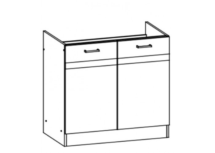 ELIZA EZ17/D80Z, dolná drezová skrinka v šírke 80 cm