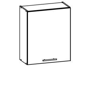 TIFFANY biely lesk T08/G60, horná skrinka v šírke 60 cm