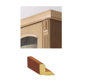 FL ozdobná lišta V na horné skrinky, na kuchyňu VERDI