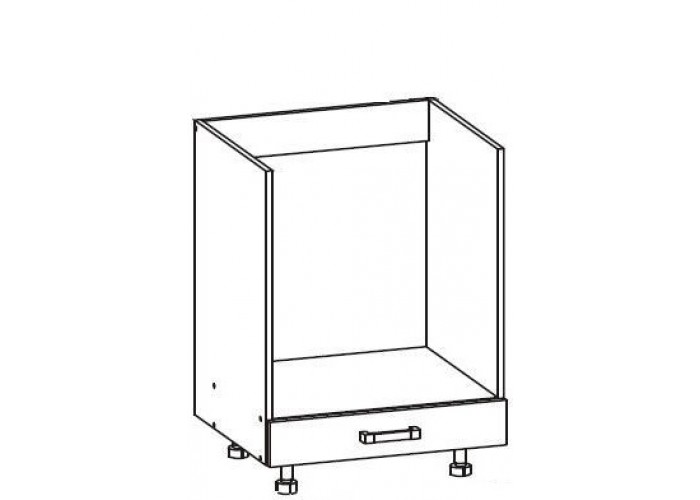 HAMPER dub lancelot DP60, dolná skrinka na vstavanú rúru v šírke 60 cm