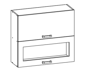 HAMPER dub lancelot G2O_60/72, horná výklopná skrinka v šírke 60 cm