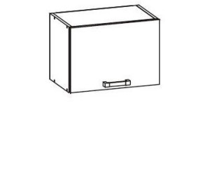 VERDI svetlosivá GO50/36, horná skrinka v šírke 50 cm