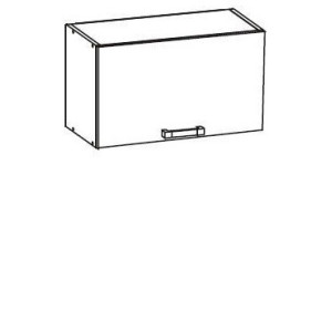 VERDI svetlosivá GO60/36, horná skrinka v šírke 60 cm
