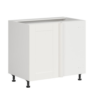 EDAN biely canadian DNW105P, dolná skrinka určená do rohu v šírke 105 cm