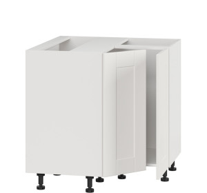 EDAN biely canadian DNW90, dolná rohová skrinka v šírke 90 x 90 cm