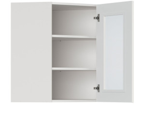 EDAN biely canadian GNWU60/72-LVPV, horná rohová skrinka v šírke 60x60 cm