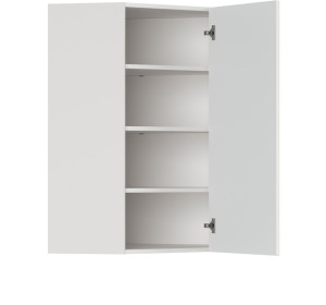 EDAN biely canadian GNWU60/95, horná rohová skrinka v šírke 60x60 cm a výške 95 cm