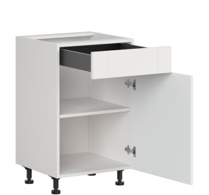 EDAN biely canadian D1S50, dolná skrinka so zásuvkou v šírke 50 cm