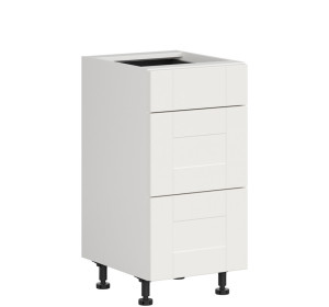 EDAN biely canadian D3S40, dolná zásuvková skrinka v šírke 40 cm