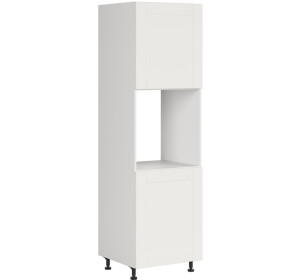 EDAN biely canadian DPS-60/207-P/P, vysoká skrinka na vstavanú rúru v šírke 60 cm a výške 207 cm