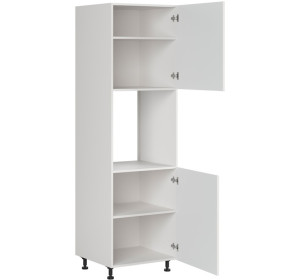 EDAN biely canadian DPS-60/207-P/P, vysoká skrinka na vstavanú rúru v šírke 60 cm a výške 207 cm