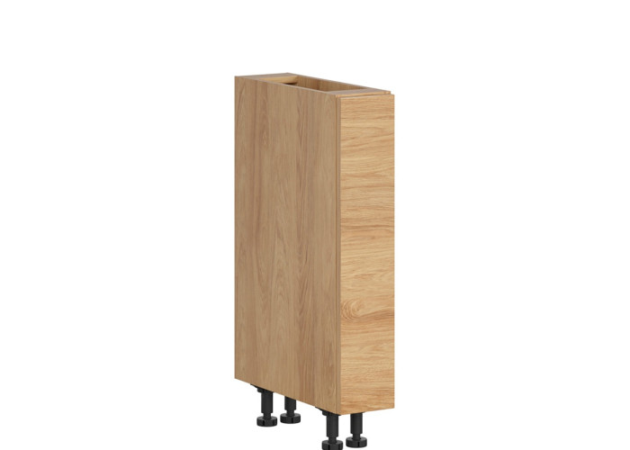 HAMPER dub hikory DC15, dolná skrinka s CARGO košom v šírke 15 cm